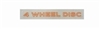 Image of 1979 - 1981 Trans Am Door Handle Decal, 4 Wheel Disc, EACH