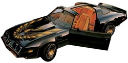 Image of 1980 TURBO Trans Am SE Special Edition Ultimate Decal Kit, Pre-Molded Pinstripes