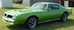 Image of 1976 Firebird Formula Decal Kit, One Tone Vehicle