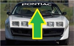 Image of 1979 - 1981 Trans Am "Pontiac" Windshield or Rear Window Decal, Each