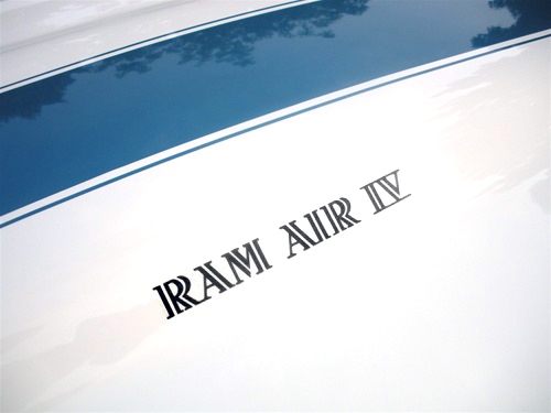 Image of 1969 - 1970 Firebird Trans Am Hood Scoop Decal, Ram Air IV, Each