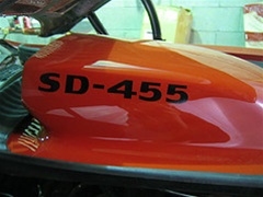 Image of 1973 - 1974 Trans Am Shaker Hood Scoop Decal, SD-455, Each