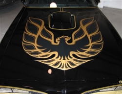 Image of 1976 - 1978 Trans Am German Style SE Hood Bird Decal Only