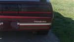 Image of 1984 - 1986 Trans Am Rear Bumper Name Decal