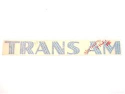 Image of 1973 - 1975 Trans Am Fender Decal with Clear Backing, Each