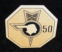 Image of 1976 Trans Am Special Edition 50th Anniversary Medallion Fender Decal, Each