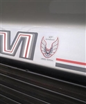 Image of 1979 Trans Am "10th Anniversary" Limited Edition Rear Spoiler Decal