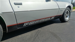 Image of 1976 - 1978 Firebird Formula Door Name Decals, Pair