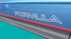 Image of 1987 - 1990 Firebird Formula Door Name Decal, Each