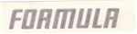 Image of 1976 - 1977 " Formula " Front Bumper Nose Decal