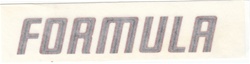 Image of 1976 - 1977 " Formula " Front Bumper Nose Decal