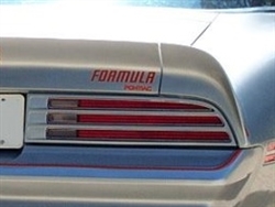 1976  Firebird Formula Pontiac Rear Spoiler Decal