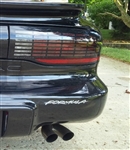 1995 - 1997 Firebird " Formula " Rear Bumper AND Headlamp Decals, Charcoal
