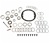 Image of 1967 - 1969 Chevy Bolt Rear End Axle Rebuild Install Overhaul Kit, 10 Bolt 8.2