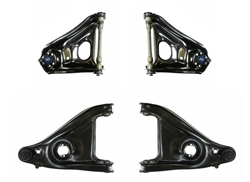 Image of 1967 - 1969 Firebird Complete Upper & Lower Control A-Arm Set with Installed Bushings & Ball Joints, ALL 4 OE Style