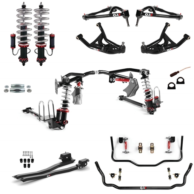 Image of Firebird QA1 Level 3 Suspension Handling Kit with 4-Link Kit and MOD Series Adjustable Coil-Over Shocks