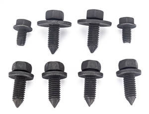 Image of 1968 - 1969 Firebird Rear End Axle Frame Bumper & Bracket Mounting Hardware, 8 Piece Set