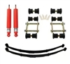 Image of 1967 - 1969 Mono Leaf Firebird DSE Rear Speed Kit 1 Suspension Kit with 3" Drop Multi Leaf Springs, Koni Classic Rear Shocks, and Heavy Duty Shackle Kit, 3" DropDrop