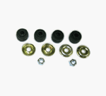 Image of 1967 - 1981 Firebird Front Upper Shock Mounting Hardware Set: Bushings, Washers, and Nuts