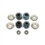 Image of 1967 - 1969 Firebird Rear Upper Shock Mounting Hardware Set: Bushings, Washers, and Nuts