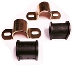 Image of 1967 - 1981 Firebird and Trans Am Front Sway Bar Bushing Brackets with Bushings Set, 1 Inch