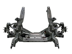 Image of 1967 - 1969 Firebird Detroit Speed Subframe Kit, DSE Hydroformed, Powder Coated and Assembled