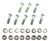 Image of 1967 - 1981 Firebird Upper Ball Joint Rivet Headed Set with Washers and Nuts, 24 Pieces