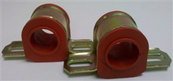 Image of 1967 - 1981 Firebird Front Sway Bar Bushing W/ Mounting Brackets 1-3/16" ( POLY ) PAIR