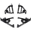 Image of 1970 - 1981 Firebird and Trans Am Black Powder Coated Tubular A-arm Control Arm Set, 4 Piece