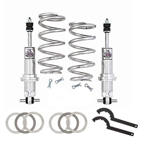 1967 - 1969 Firebird Front Viking Performance Double Adjustable Aluminum  Shock Coilover Kit, Choose Spring Rate