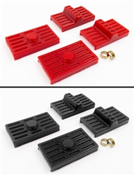 Image of 1970 - 1981 Firebird & Trans Am Polyurethane Rear Leaf Spring Pads, Choose Red or Black