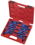Image of Adjustable 8 Piece Fluid Line Stopper Clamp Tool Kit