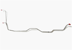 Image of 1982-1986 Transmission Cooler Lines Set for T-350, 5/16" Stainless Steel