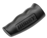 Image of HURST T-Handle Shifter Knob with Vintage Logo, Black Anodized Aluminum