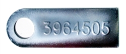 Image of 1967 - 1968 Firebird Muncie Transmission ID Tag M-21, 3964505