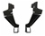 Image of 1967 - 1969 Firebird Coupe Rear Window Package Tray and Seat Divider Metal Extension Support Braces, Pair