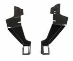 Image of 1967 - 1969 Firebird Coupe Rear Window Package Tray and Seat Divider Metal Extension Support Braces, Pair