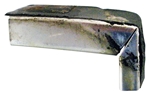 Image of 1970 - 1981 Firebird Roof Rail Weatherstrip Channel for Hardtop, Corner Piece Left Hand, Used GM