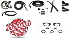 Image of 1967 Firebird Coupe Rubber Weatherstripping Kit