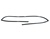 Image of  a 1993 - 2002 Firebird Front Windshield Rubber Seal for T-Top models.