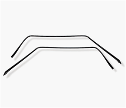 Image of 1967 Roof Rail Rubber Weatherstripping, Upper Pair of LH and RH