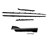 Image of 1968 - 1969 Firebird Outer Windowfelt Set, Coupe 4 Piece Authentic OE Style