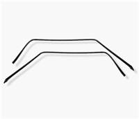 Image of 1968 - 1969 Roof Rail Rubber Weatherstripping, Upper Pair of LH and RH
