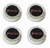 Image of 1967 - 1972 Firebird Rally Wheel PMD Center Caps, Set of 4 Black