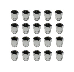 Image of 1967 - 1970 Pontiac Firebird Rally Wheel Lug Nut Set, Black