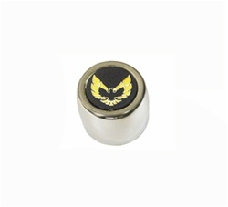 Image of 1977 - 1979 Firebird Center Cap Stainless Steel Version, Gold Insert Each