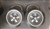 Image of 15 Inch Pontiac Rally Wheel Rims and Firestone White Wall Tires, Set of 4 GM Used
