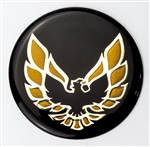 Image of 1977 - 1981 Trans Am Center Cap Domed Sticker Replacement Insert, Gold
