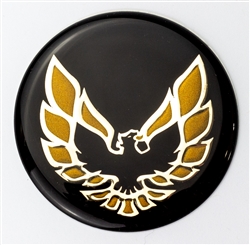 Image of 1977 - 1981 Trans Am Center Cap Domed Sticker Replacement Insert, Gold