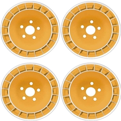 1970-1981 Firebird 15" x 8" Turbine Turbo Wheels - Set of 4 (Gold)